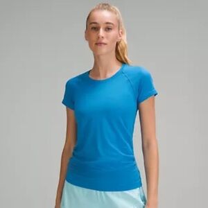 EUC Swiftly Tech Short-Sleeve Shirt 2.0 poolside sz 6